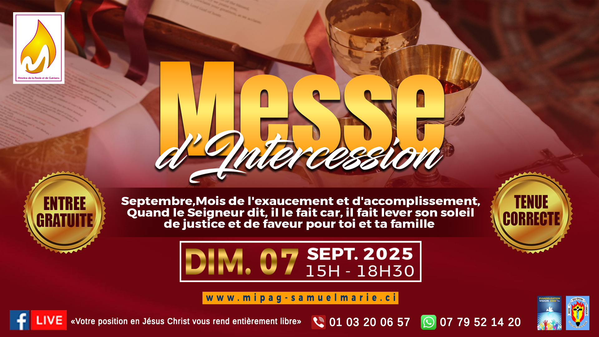 MESSE D'INTERCESSION
