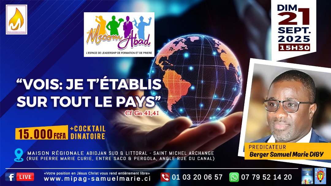 Vois: je t'établis sur tout le pays